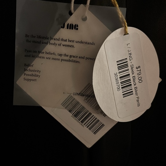 J.LING SLEEK BLACK BIKER PANTS - Picture 9 of 11